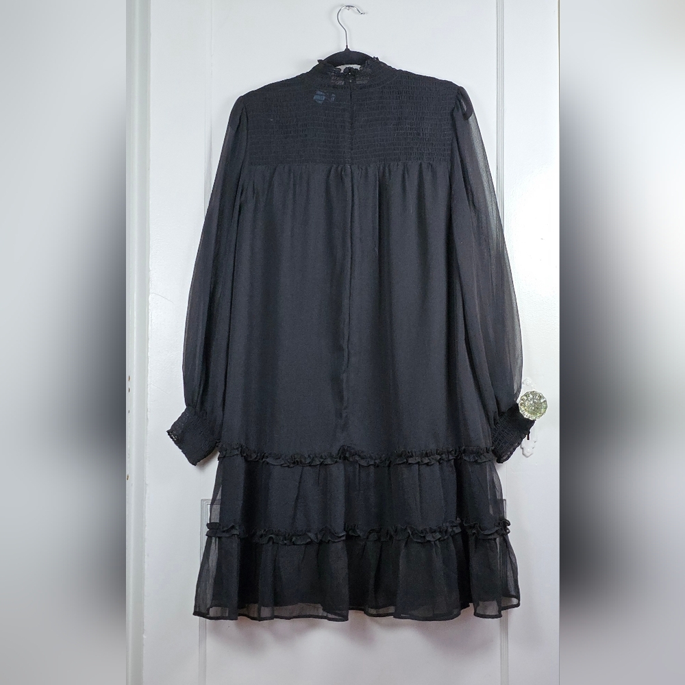 CeCe Black Long Sleeve Dress - Picture 2 of 12